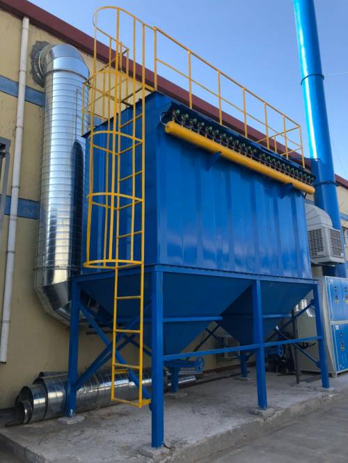 除塵器安裝現(xiàn)場